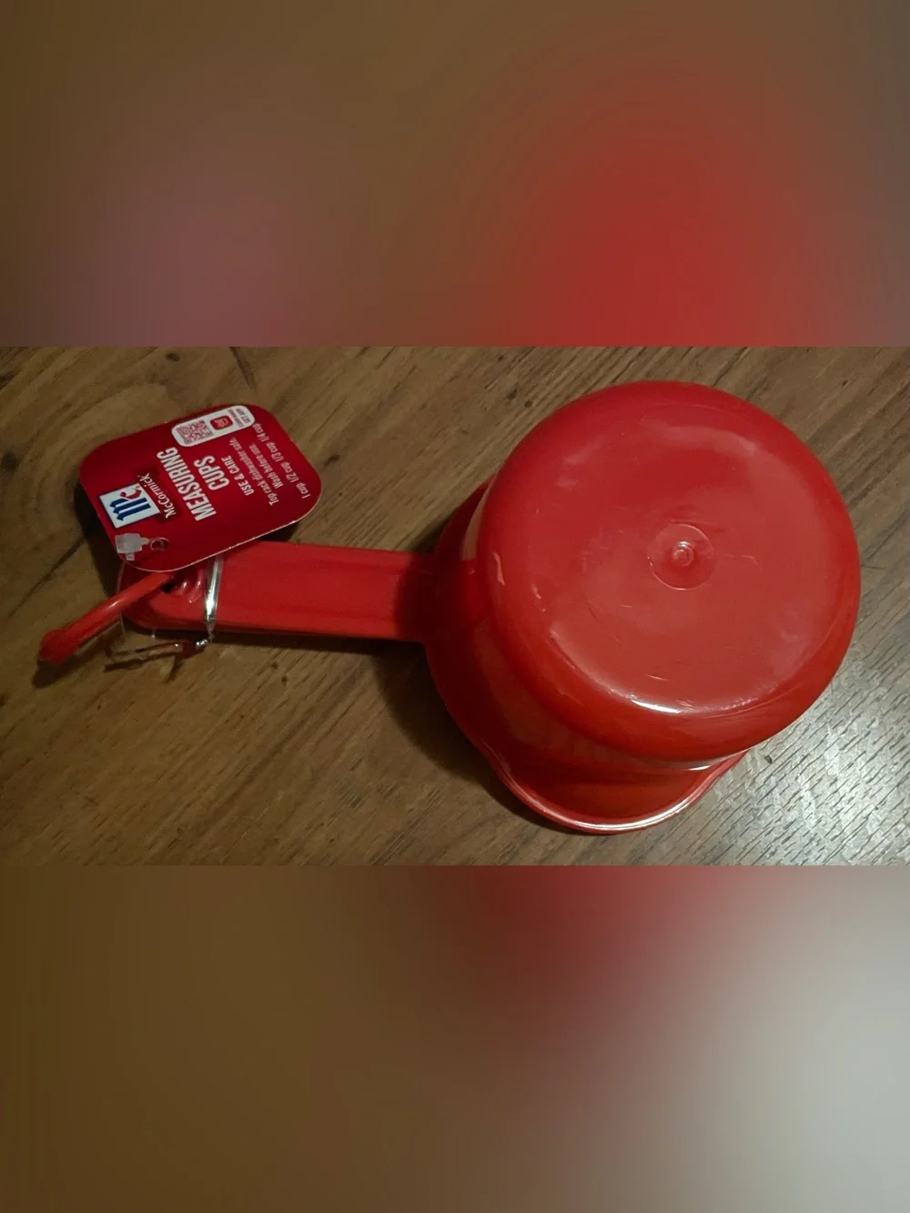 McCormick Red PlasyNesting Measuring Cups - New Set of 4